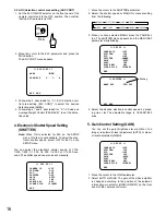 Предварительный просмотр 16 страницы Panasonic GPUS522CUA - IND CCD CAMERA Operating Instructions Manual