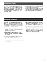 Предварительный просмотр 5 страницы Panasonic GPUS932CU - 3CCD COLOR CAMERA CCU Operating Instructions Manual
