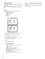 Preview for 16 page of Panasonic GPUS932CU - 3CCD COLOR CAMERA CCU Operating Instructions Manual