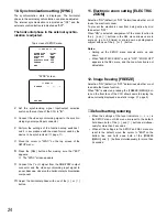 Preview for 24 page of Panasonic GPUS932CU - 3CCD COLOR CAMERA CCU Operating Instructions Manual