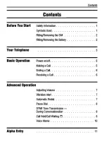 Предварительный просмотр 3 страницы Panasonic GSM EB-G500 Series Operating Instructions Manual