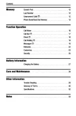 Предварительный просмотр 4 страницы Panasonic GSM EB-G500 Series Operating Instructions Manual