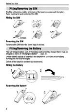 Предварительный просмотр 6 страницы Panasonic GSM EB-G500 Series Operating Instructions Manual