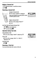 Предварительный просмотр 13 страницы Panasonic GSM EB-G500 Series Operating Instructions Manual