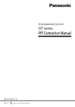 Panasonic GT series Connection Manual предпросмотр