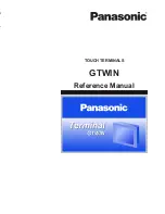 Panasonic GTWIN Reference Manual предпросмотр