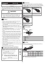 Panasonic GX-M Series Instructions preview