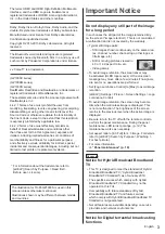 Preview for 3 page of Panasonic GZ1000G Series Operating Instructions Manual