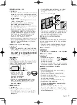 Предварительный просмотр 7 страницы Panasonic GZ2000H Series Operating Instructions Manual