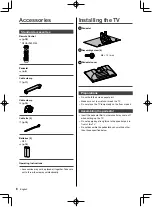 Предварительный просмотр 8 страницы Panasonic GZ2000H Series Operating Instructions Manual