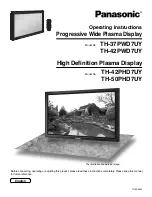 Panasonic H-37PWD7UY Operating Instructions Manual preview