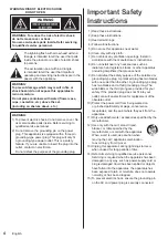 Preview for 4 page of Panasonic H-55LFV60U Operating Instructions Manual