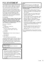 Preview for 5 page of Panasonic H-55LFV60U Operating Instructions Manual