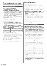 Preview for 10 page of Panasonic H-55LFV60U Operating Instructions Manual