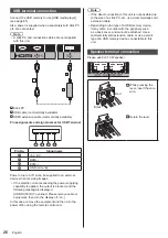 Preview for 26 page of Panasonic H-55LFV60U Operating Instructions Manual