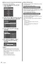 Preview for 30 page of Panasonic H-55LFV60U Operating Instructions Manual