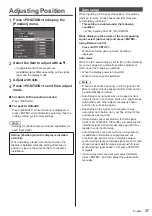 Preview for 37 page of Panasonic H-55LFV60U Operating Instructions Manual