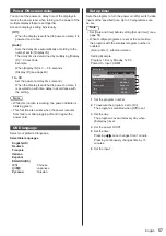 Preview for 57 page of Panasonic H-55LFV60U Operating Instructions Manual