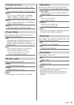 Preview for 69 page of Panasonic H-55LFV60U Operating Instructions Manual