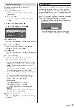 Preview for 71 page of Panasonic H-55LFV60U Operating Instructions Manual