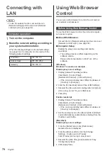 Preview for 78 page of Panasonic H-55LFV60U Operating Instructions Manual