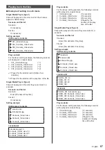 Preview for 87 page of Panasonic H-55LFV60U Operating Instructions Manual