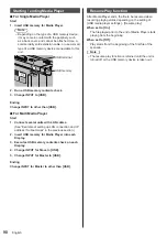 Preview for 90 page of Panasonic H-55LFV60U Operating Instructions Manual