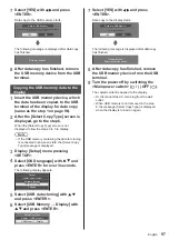 Preview for 97 page of Panasonic H-55LFV60U Operating Instructions Manual