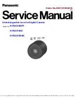 Предварительный просмотр 1 страницы Panasonic H-FS35100E Service Manual