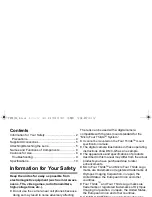 Preview for 2 page of Panasonic H-FS45150 Operating Instructions Manual