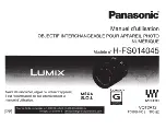 Preview for 16 page of Panasonic H-FSQ 14045 Operating Instructions Manual