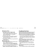 Preview for 8 page of Panasonic H-H014A Operating Instructions Manual