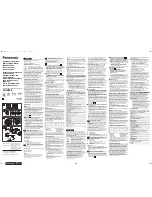 Предварительный просмотр 1 страницы Panasonic H-HS030 Operating Instructions