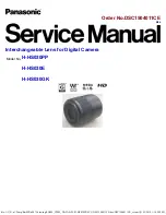 Panasonic H-HS030PP Service Manual предпросмотр