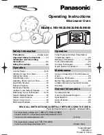 Preview for 1 page of Panasonic H625 Operating Instructions Manual