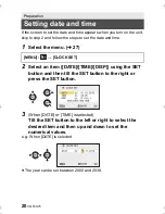 Preview for 20 page of Panasonic HC-DC3 Operating Instruction