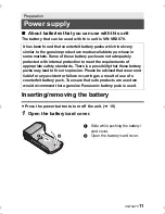 Предварительный просмотр 11 страницы Panasonic HC-DC3 Operating	 Instruction