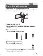 Предварительный просмотр 23 страницы Panasonic HC-DC3 Operating	 Instruction