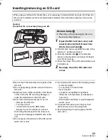 Предварительный просмотр 23 страницы Panasonic HC-MDH3 Basic Operating Instructions Manual