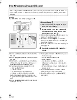 Preview for 24 page of Panasonic HC-PV100 Basic Operating Instructions Manual