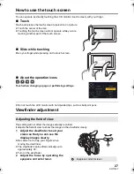 Preview for 27 page of Panasonic HC-PV100 Basic Operating Instructions Manual