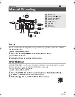 Preview for 33 page of Panasonic HC-PV100 Basic Operating Instructions Manual