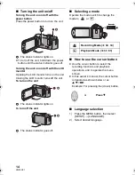 Preview for 14 page of Panasonic HC-V10 Owner'S Manual