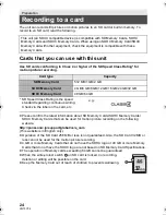 Preview for 24 page of Panasonic HC-V100 Owner'S Manual