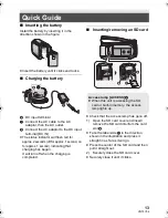 Preview for 13 page of Panasonic HC-V100K Owner'S Manual