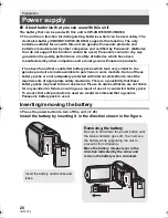 Preview for 20 page of Panasonic HC-V100K Owner'S Manual