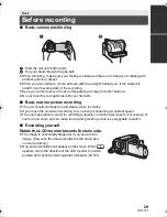 Preview for 29 page of Panasonic HC-V100K Owner'S Manual