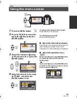 Preview for 39 page of Panasonic HC-V100K Owner'S Manual