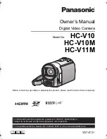 Предварительный просмотр 1 страницы Panasonic HC-V10K Owner'S Manual