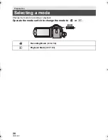 Предварительный просмотр 28 страницы Panasonic HC-V10K Owner'S Manual